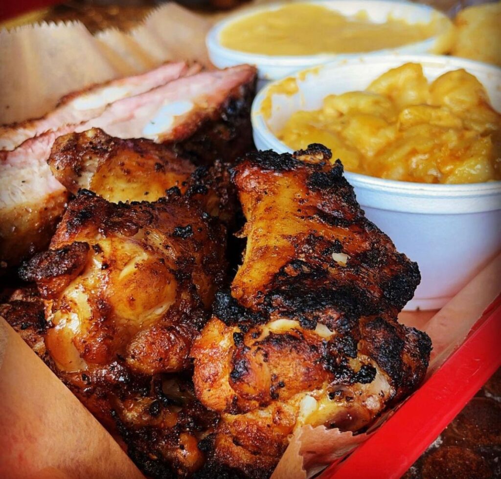 Chicken at Pit Boss BBQ